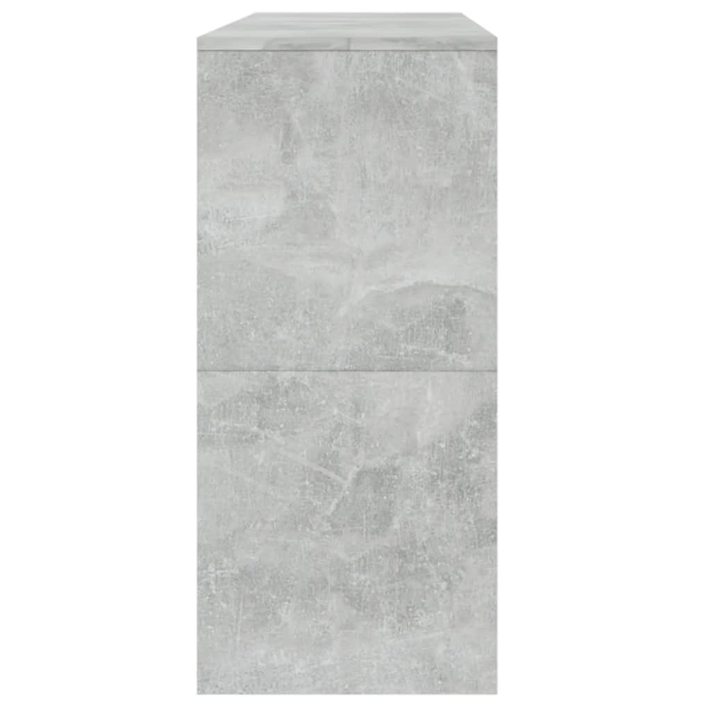 Tavolo Consolle Grigio Cemento 100x35x76,5 cm in Truciolato - homemem39