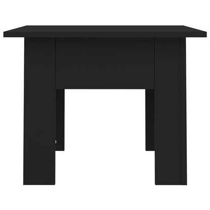 Tavolino da Salotto Nero 55x55x42 cm in Truciolato - homemem39