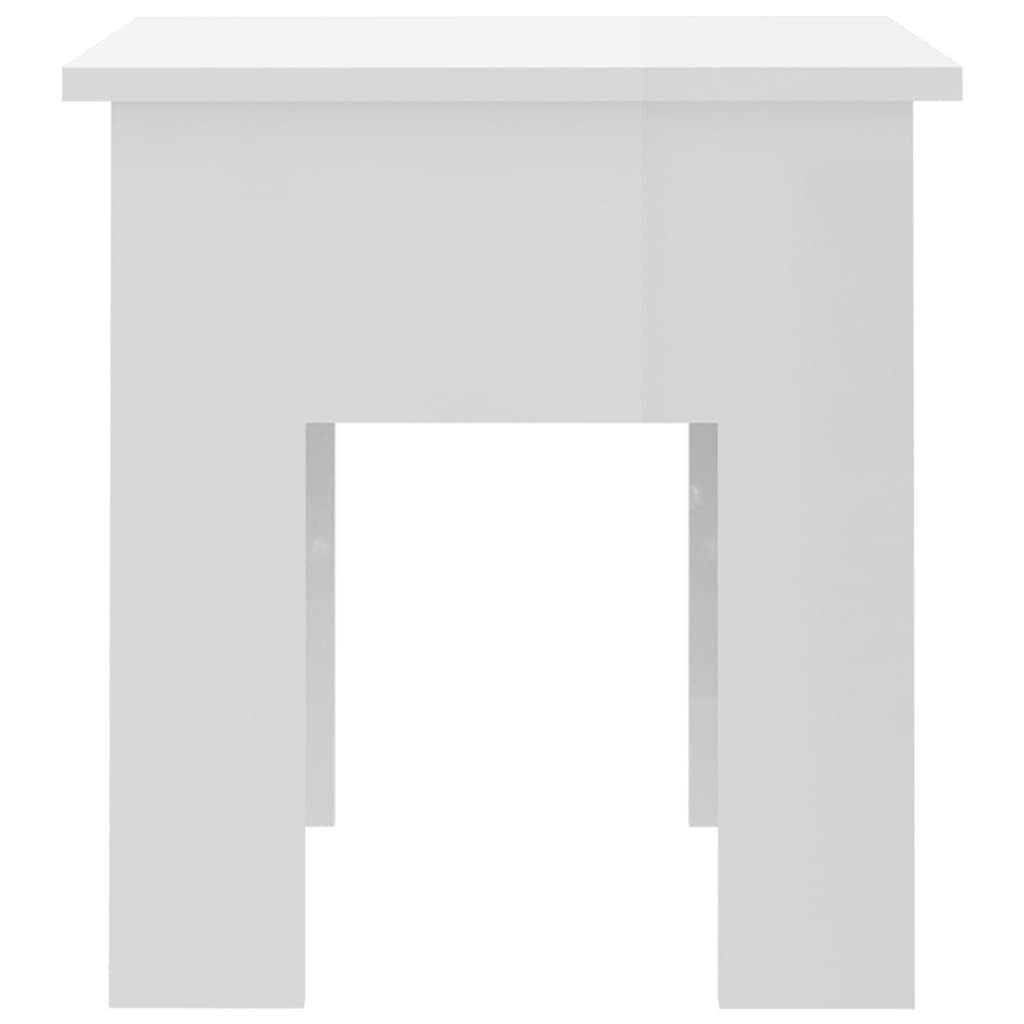 Tavolino da Salotto Bianco 40x40x42 cm in Truciolato - homemem39