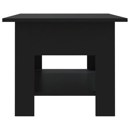 Tavolino da Salotto Nero 102x55x42 cm in Truciolato - homemem39