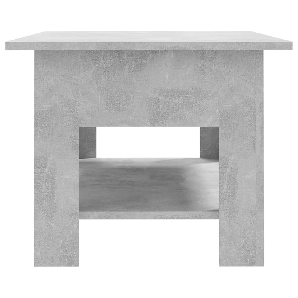 Tavolino da Salotto Grigio Cemento 102x55x42 cm in Truciolato - homemem39