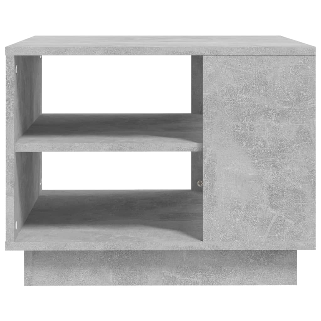 Tavolino da Salotto Grigio Cemento 55x55x43 cm in Truciolato - homemem39