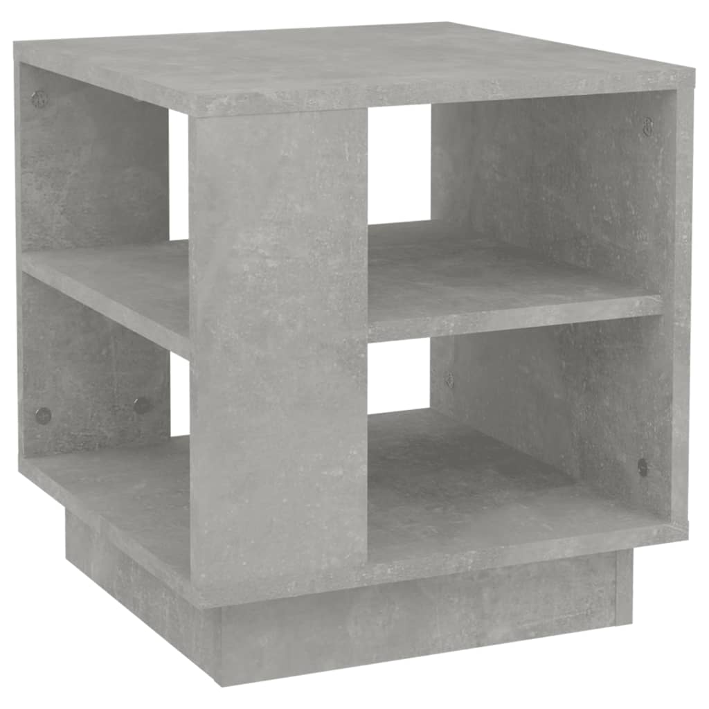 Tavolino Salotto Grigio Cemento 40x40x43 cm Legno Multistrato - homemem39