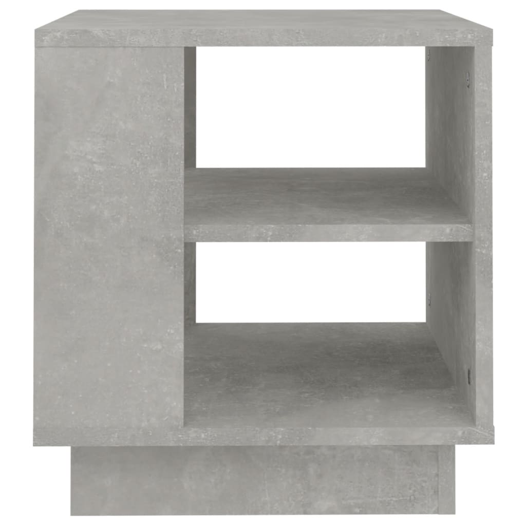 Tavolino Salotto Grigio Cemento 40x40x43 cm Legno Multistrato - homemem39