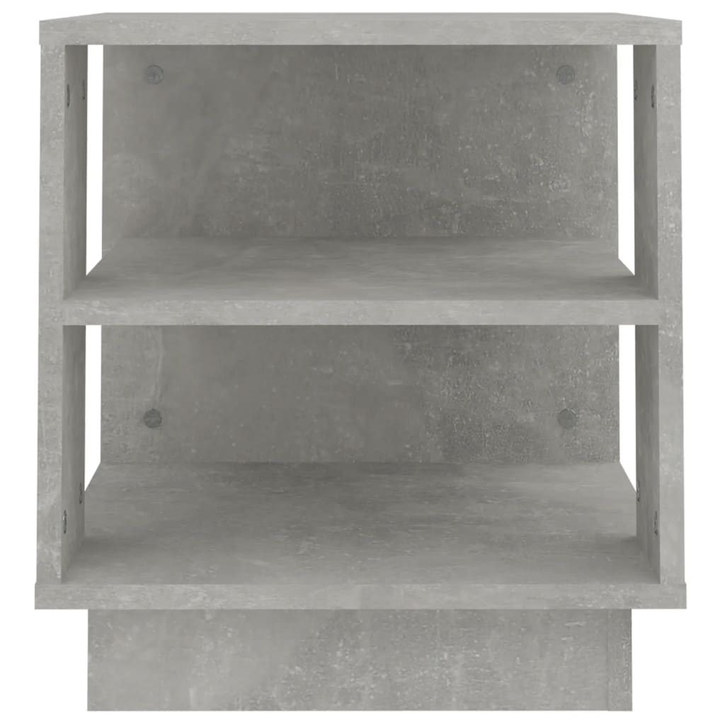 Tavolino Salotto Grigio Cemento 40x40x43 cm Legno Multistrato - homemem39