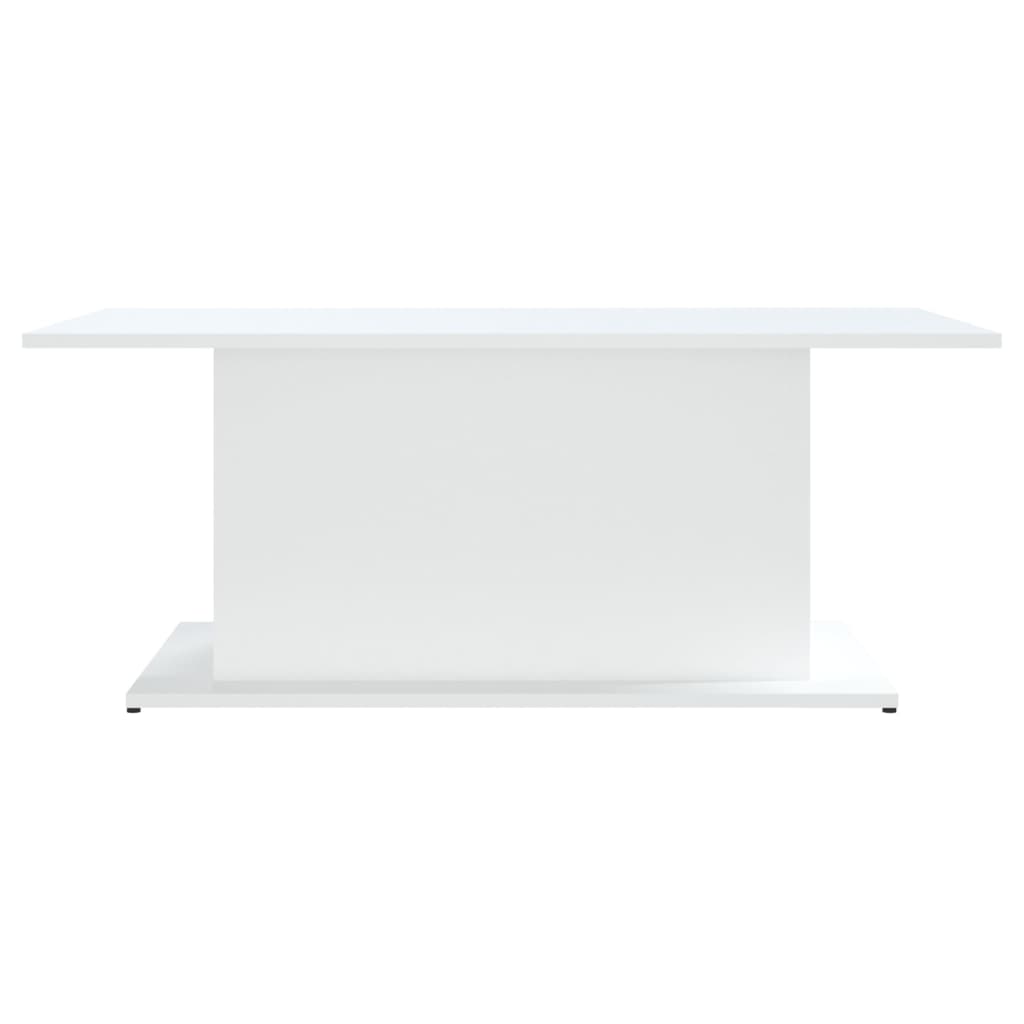 Tavolino da Salotto Bianco 102x55,5x40 cm in Truciolato - homemem39