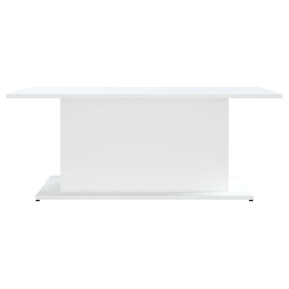 Tavolino da Salotto Bianco 102x55,5x40 cm in Truciolato - homemem39