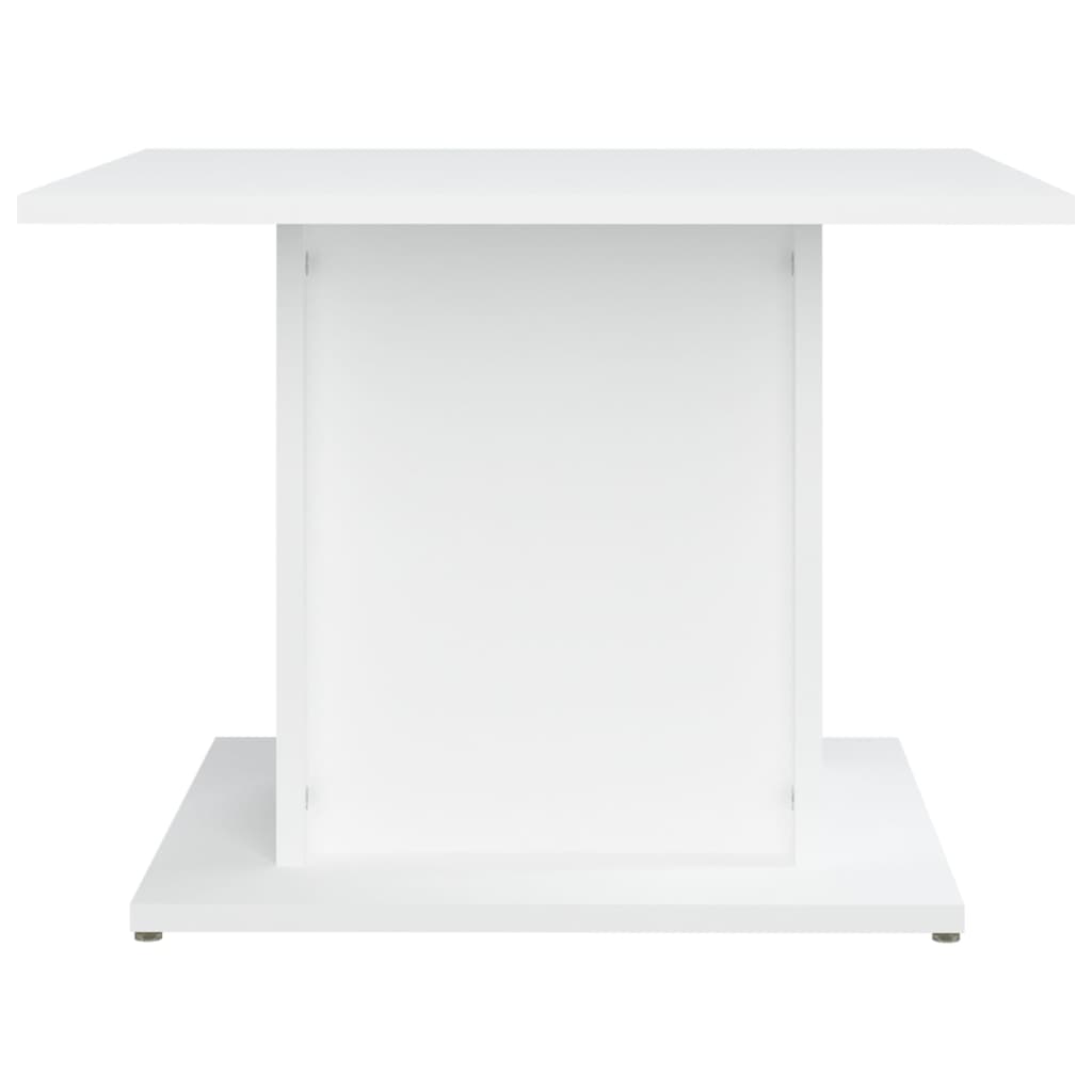 Tavolino da Salotto Bianco 55,5x55,5x40 cm in Truciolato - homemem39