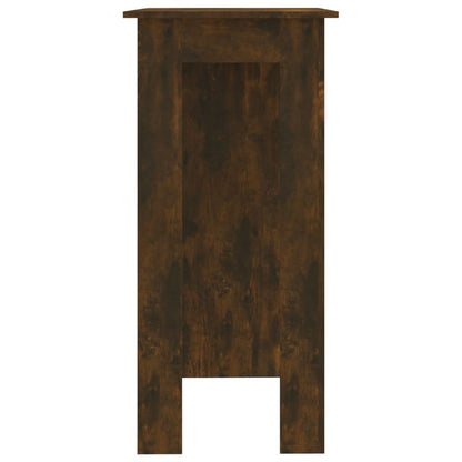 Tavolino da Bar con Ripiani Rovere Fumo 102x50x103,5 cm - homemem39