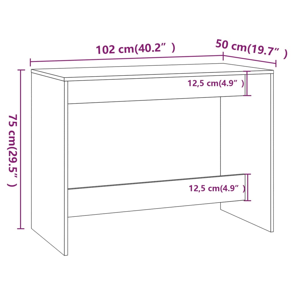 Set da Pranzo 3 pz Grigio Sonoma in Truciolato - homemem39