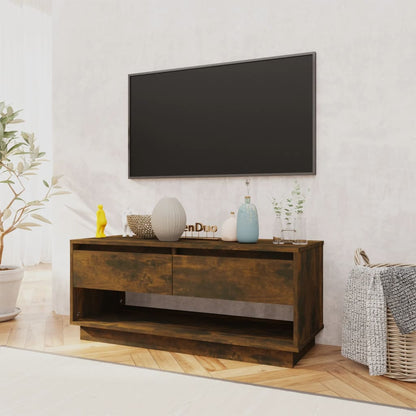 Mobile TV Rovere Fumo 102x41x44 cm in Truciolato - homemem39