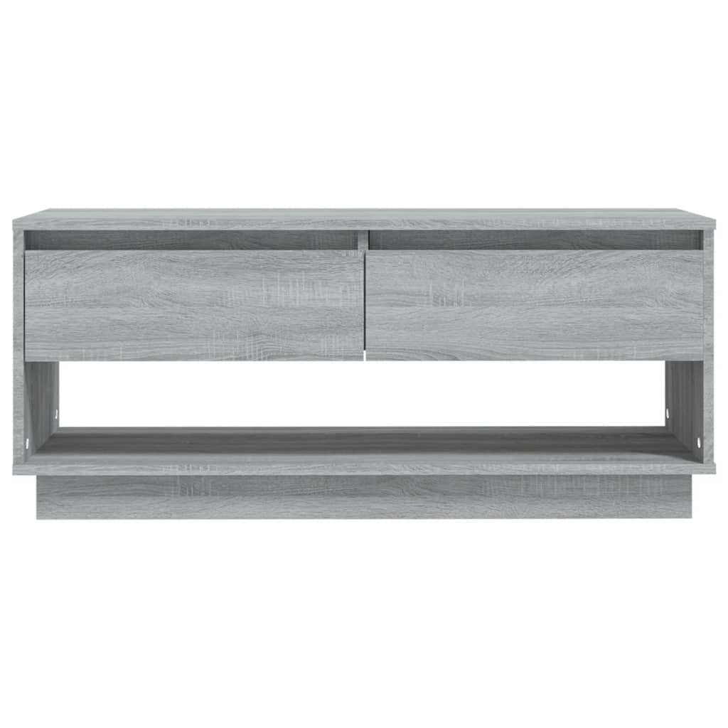 Mobile TV Grigio Sonoma 102x41x44 cm in Truciolato - homemem39