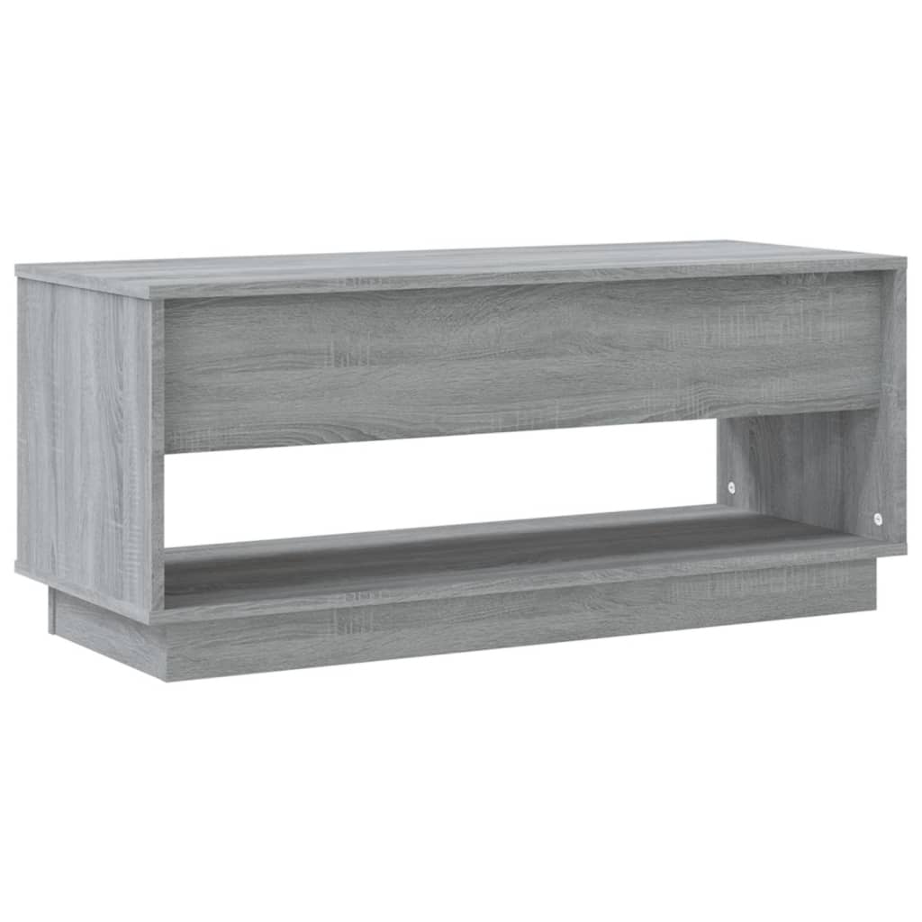 Mobile TV Grigio Sonoma 102x41x44 cm in Truciolato - homemem39