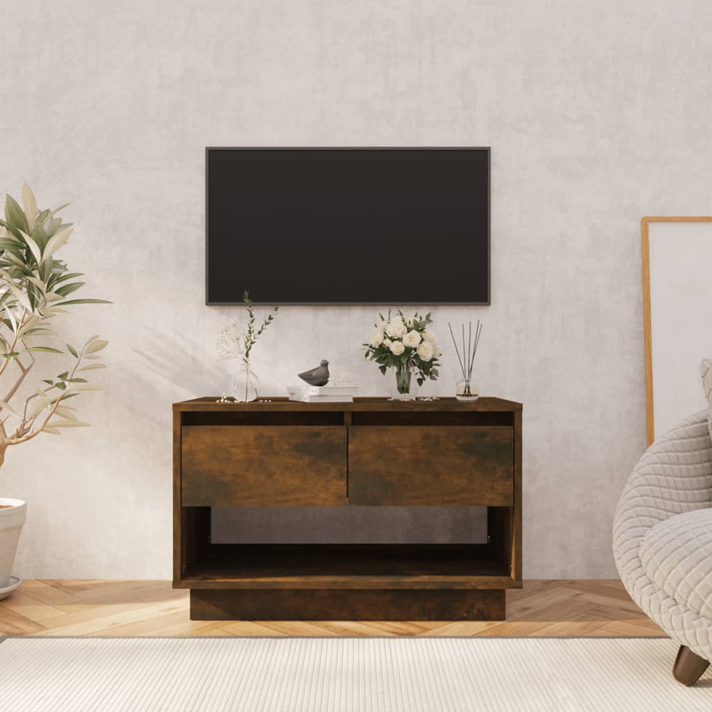 Mobile TV Rovere Fumo 70x41x44 cm in Truciolato - homemem39