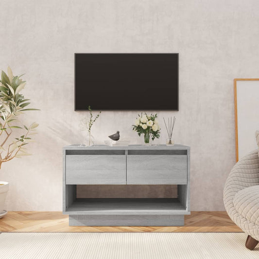 Mobile TV Grigio Sonoma 70x41x44 cm in Truciolato - homemem39