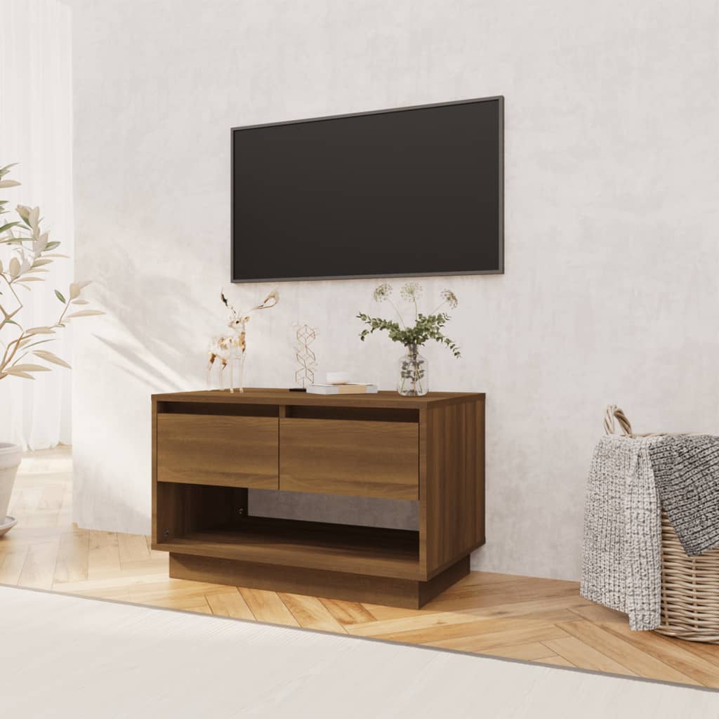 Mobile TV Rovere Marrone 70x41x44 cm in Truciolato - homemem39