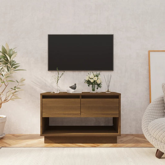 Mobile TV Rovere Marrone 70x41x44 cm in Truciolato - homemem39