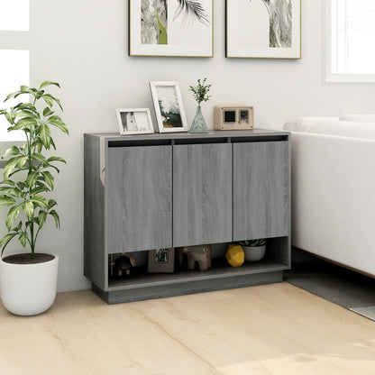 Credenza Grigio Sonoma 97x31x75 cm in Truciolato - homemem39