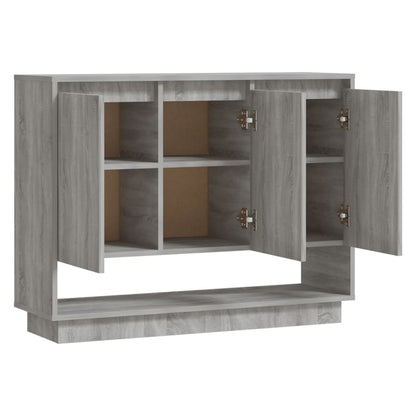 Credenza Grigio Sonoma 97x31x75 cm in Truciolato - homemem39