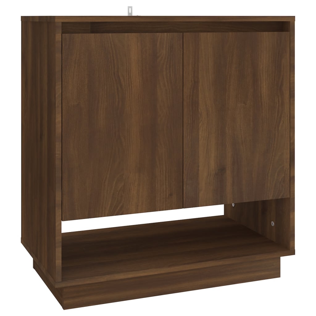 Credenza Rovere Marrone 70x41x75 cm in Truciolato - homemem39