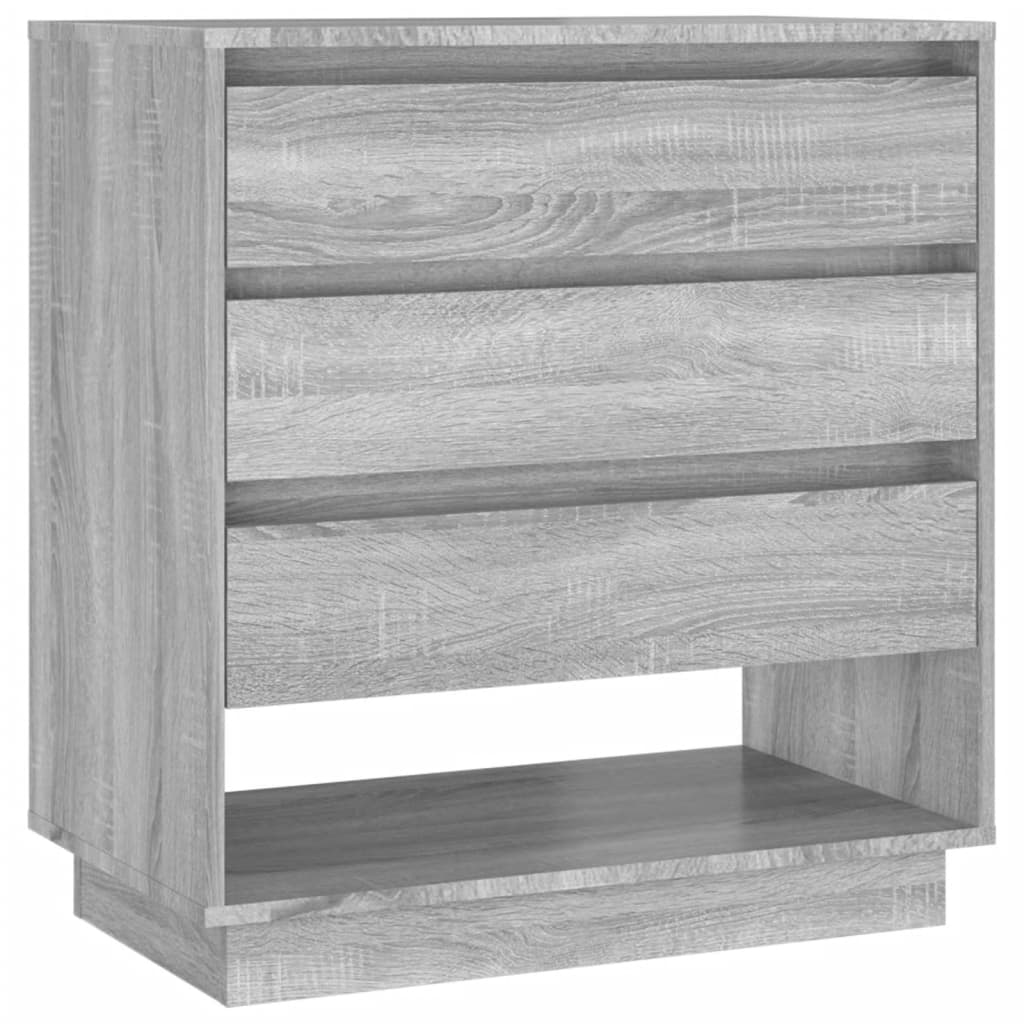 Credenza Grigio Sonoma 70x41x75 cm in Truciolato - homemem39