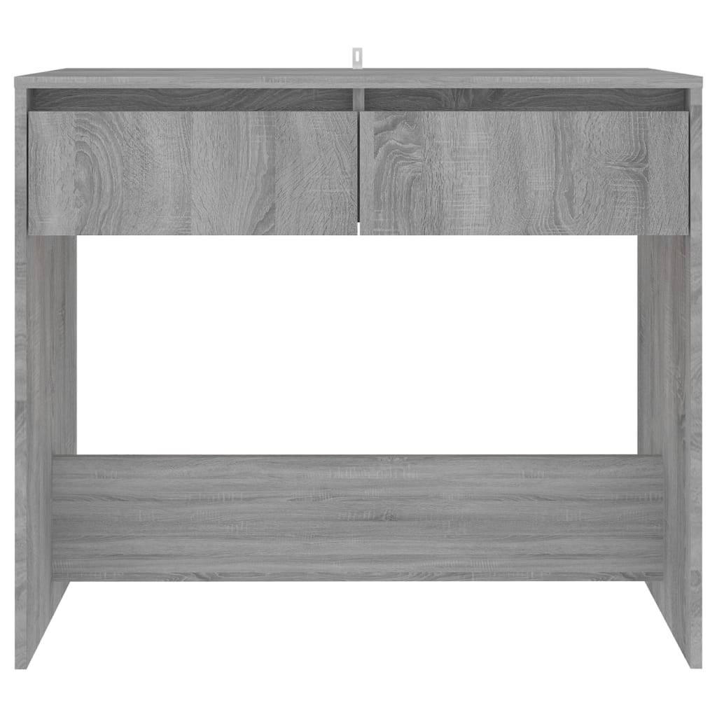 Tavolo Consolle Grigio Sonoma 89x41x76,5 cm in Acciaio - homemem39