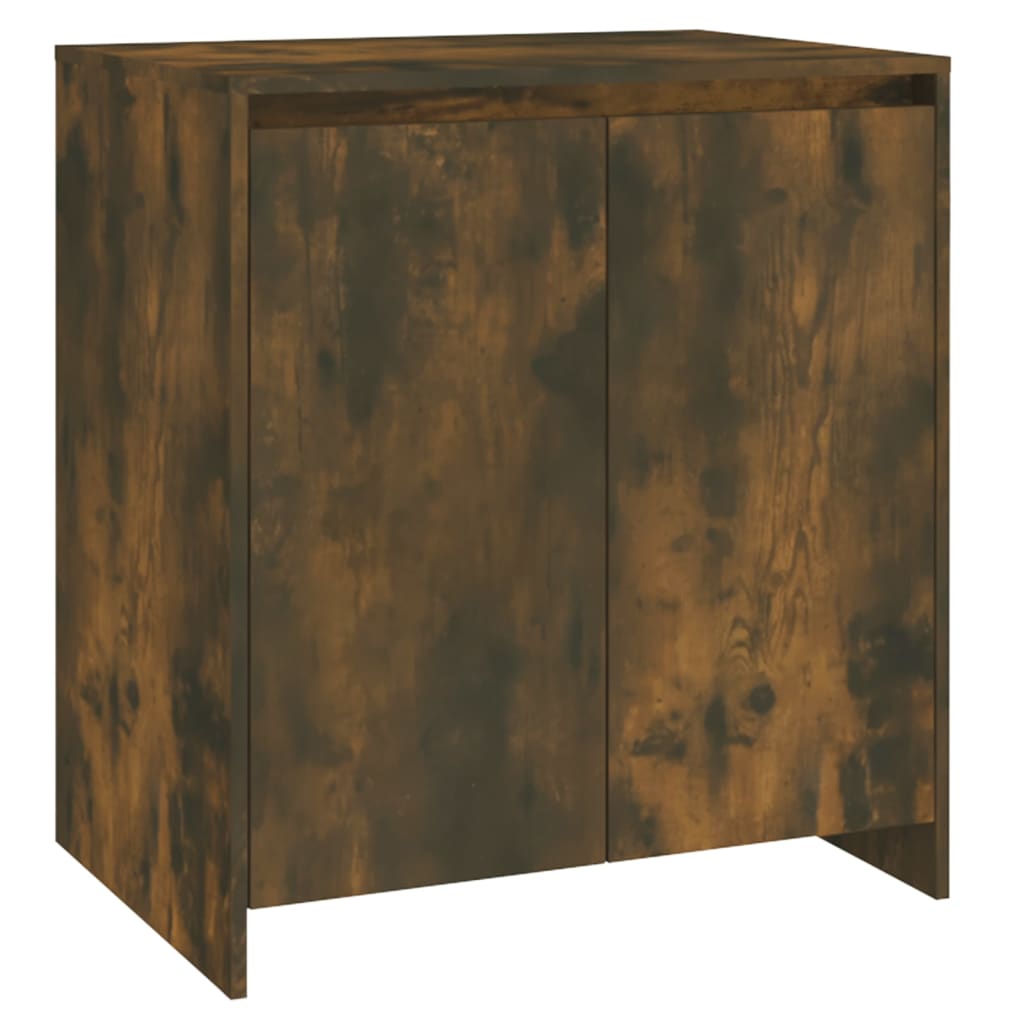 Credenza Rovere Fumo 70x41x75 cm in Legno Multistrato - homemem39