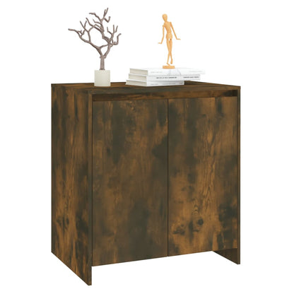 Credenza Rovere Fumo 70x41x75 cm in Legno Multistrato - homemem39