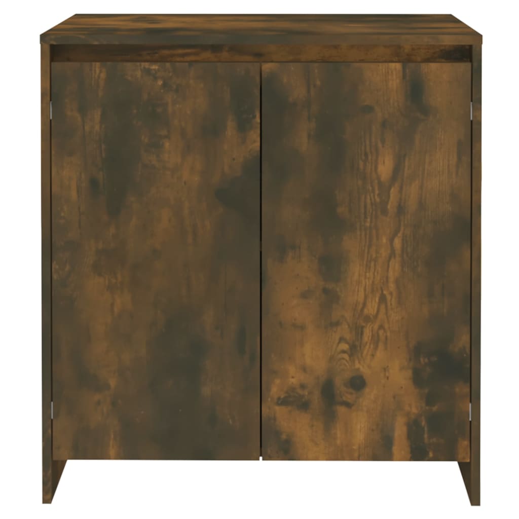 Credenza Rovere Fumo 70x41x75 cm in Legno Multistrato - homemem39