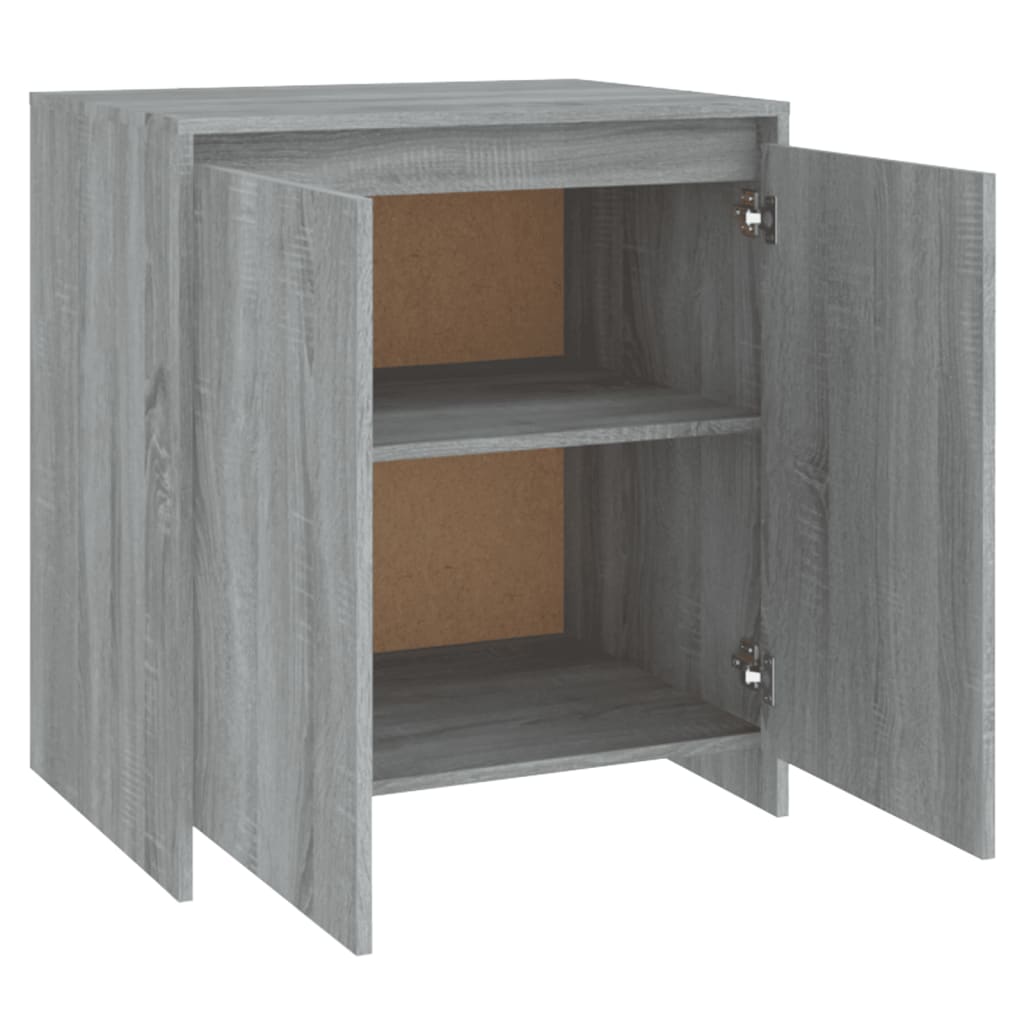 Credenza Grigio Sonoma 70x41x75 cm in Legno Multistrato - homemem39