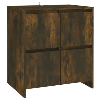 Credenza Rovere Fumo 70x41x75 cm in Truciolato - homemem39