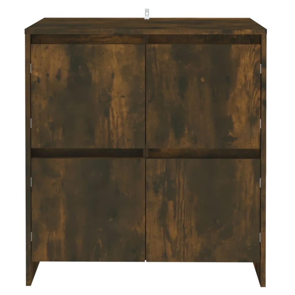 Credenza Rovere Fumo 70x41x75 cm in Truciolato - homemem39