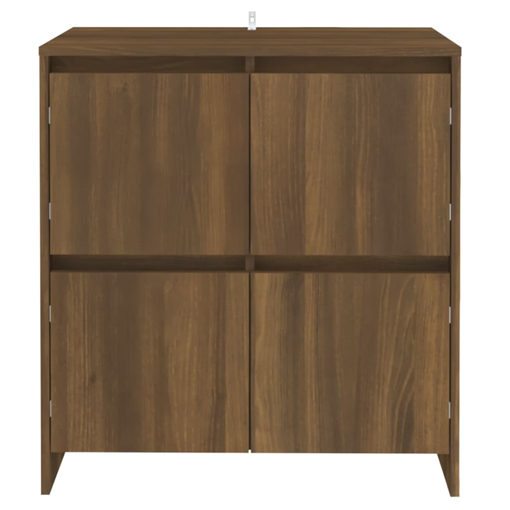 Credenza Rovere Marrone 70x41x75 cm in Truciolato - homemem39