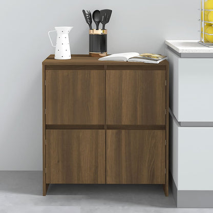 Credenza Rovere Marrone 70x41x75 cm in Truciolato - homemem39