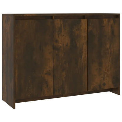 Credenza Rovere Fumo 102x33x75 cm in Truciolato - homemem39