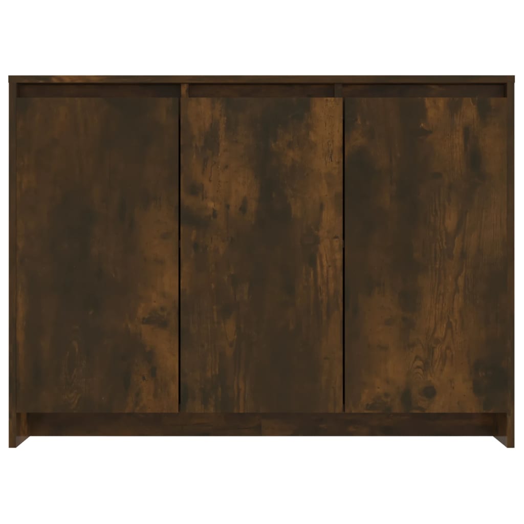 Credenza Rovere Fumo 102x33x75 cm in Truciolato - homemem39