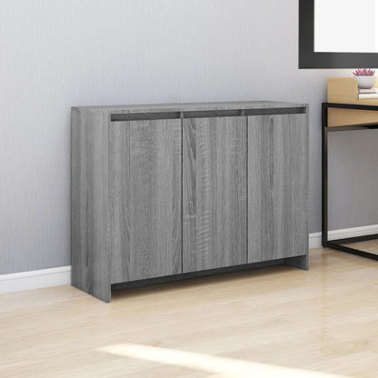 Credenza Grigio Sonoma 102x33x75 cm in Truciolato - homemem39