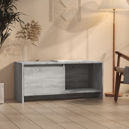 Mobile Porta TV Grigio Sonoma 90x35x40 cm in Truciolato - homemem39