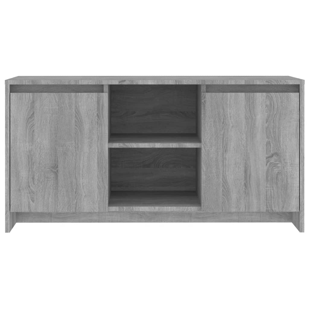 Mobile Porta TV Grigio Sonoma 102x37,5x52,5 cm in Truciolato - homemem39