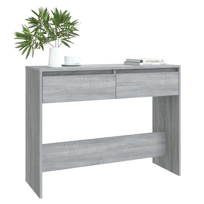 Tavolo Consolle Grigio Sonoma 100x35x76,5 cm in Truciolato - homemem39