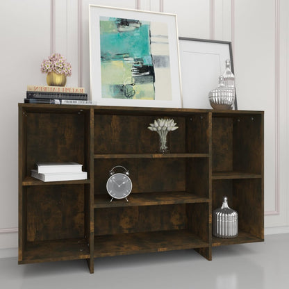 Credenza Rovere Fumo 120x30x75 cm in Truciolato - homemem39