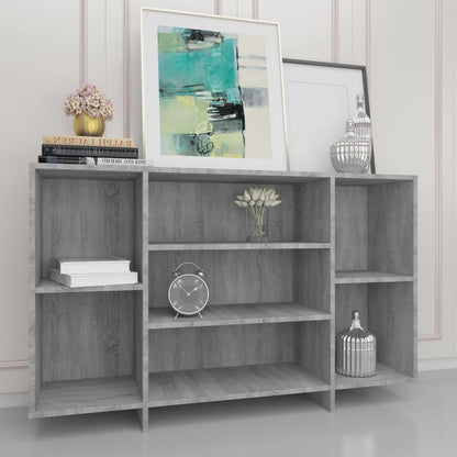 Credenza Grigio Sonoma 120x30x75 cm in Truciolato - homemem39