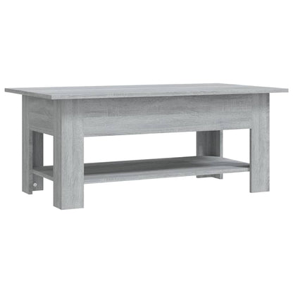 Tavolino da Salotto Grigio Sonoma 102x55x42 cm in Truciolato - homemem39