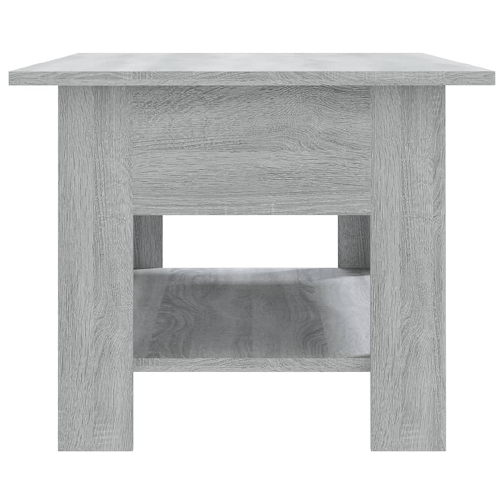 Tavolino da Salotto Grigio Sonoma 102x55x42 cm in Truciolato - homemem39