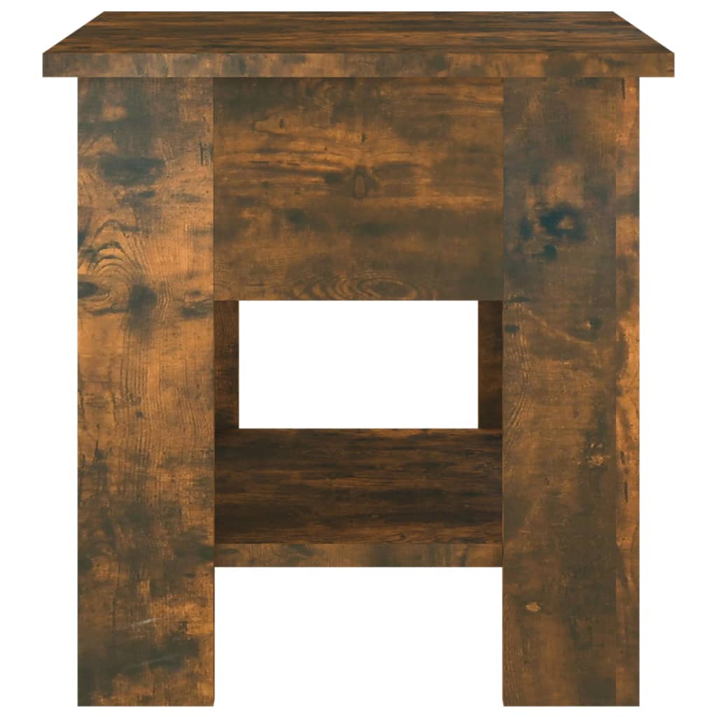 Tavolino da Salotto Rovere Fumo 40x40x42 cm Legno Multistrato - homemem39