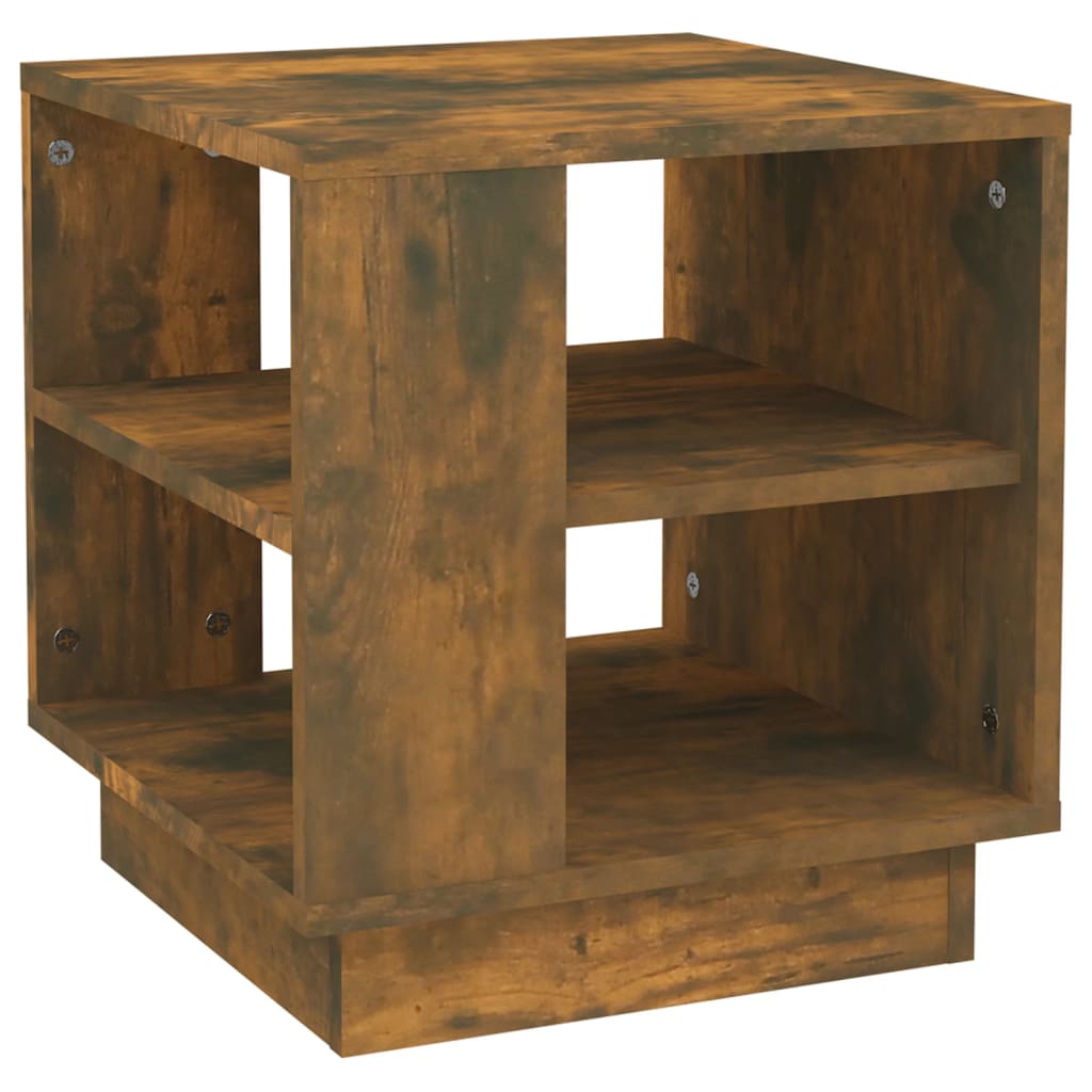 Tavolino da Salotto Rovere Fumo 40x40x43 cm Legno Multistrato - homemem39