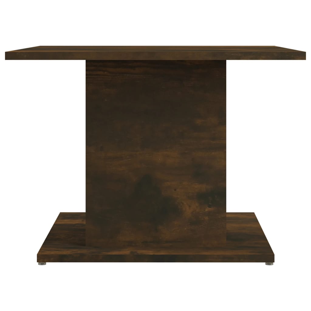 Tavolino da Salotto Rovere Fumo 55,5x55,5x40 cm in Truciolato - homemem39