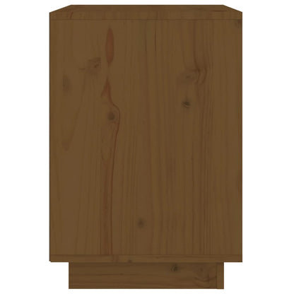 Comodini 2 pz Miele 40x35x50 cm in Legno Massello di Pino - homemem39