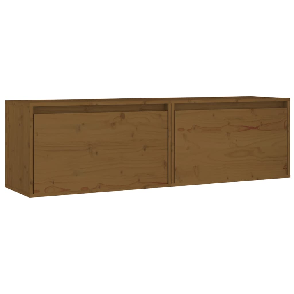 Pensili Miele 2 pz 60x30x35 cm in Legno Massello di Pino - homemem39