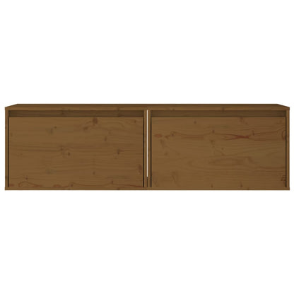 Pensili Miele 2 pz 60x30x35 cm in Legno Massello di Pino - homemem39